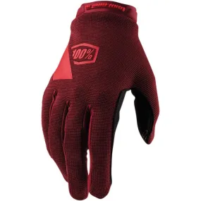 100% Women's Ridecamp Gloves - Brick