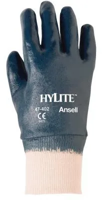 Ansell HyLite Fully Coated Gloves, 9, Blue, 47-402-9