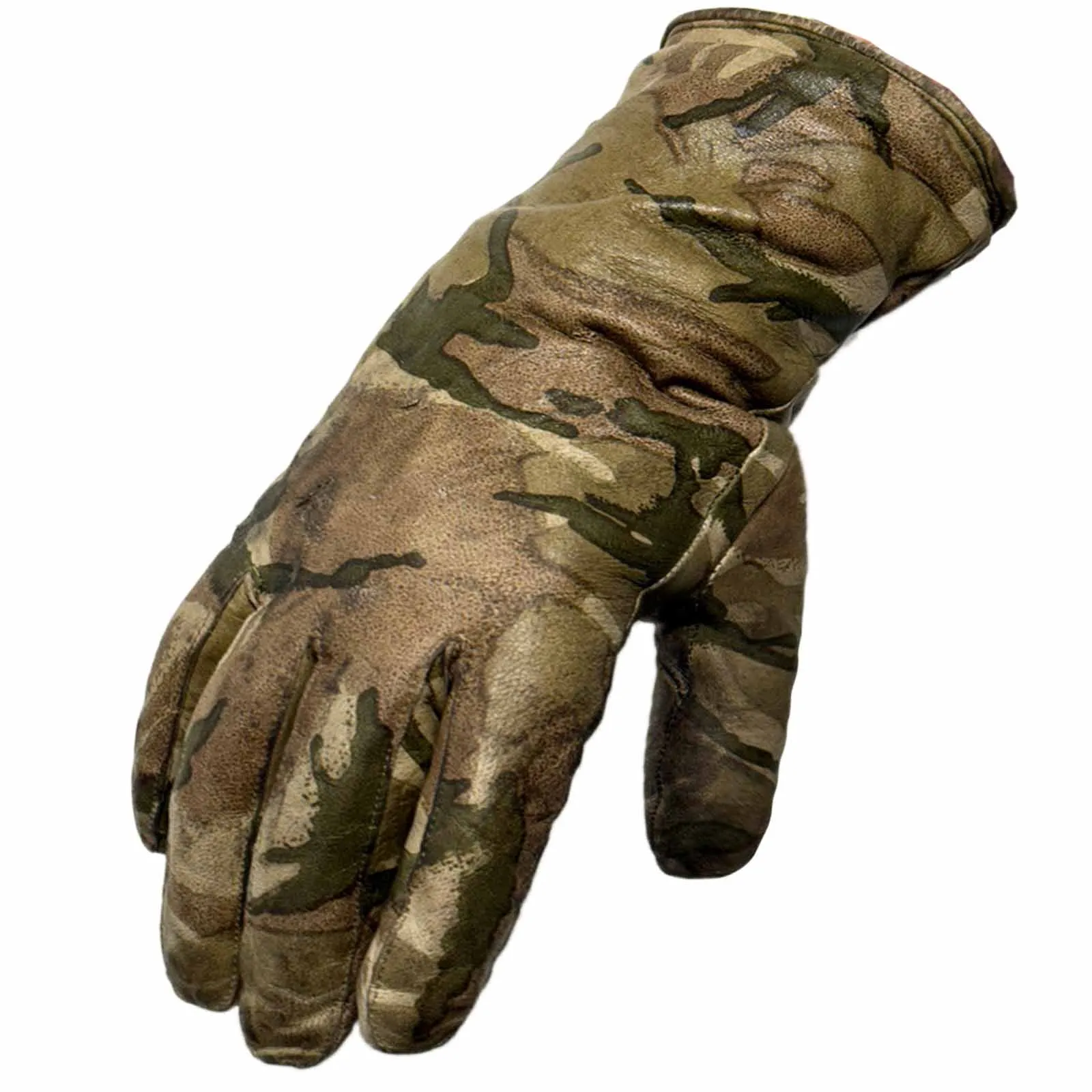 British Army Cold Weather MTP Combat Leather Gloves