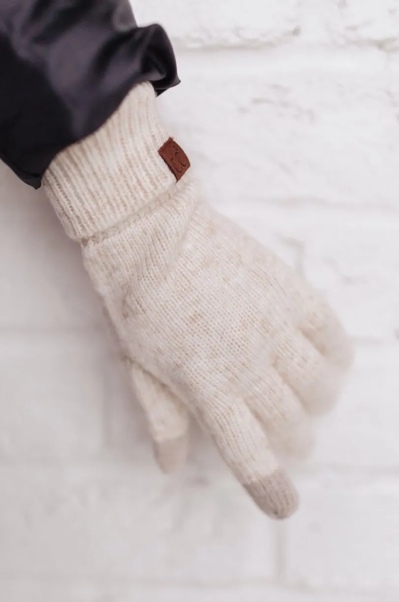 Classic Rib Knit Gloves