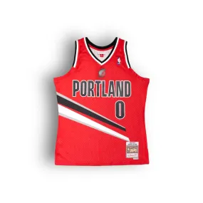 Damian Lillard Portland Trail Blazers 2012-2013 Rookie Year Hardwood Classic Alternate Mitchell & Ness Swingman Jersey - Red