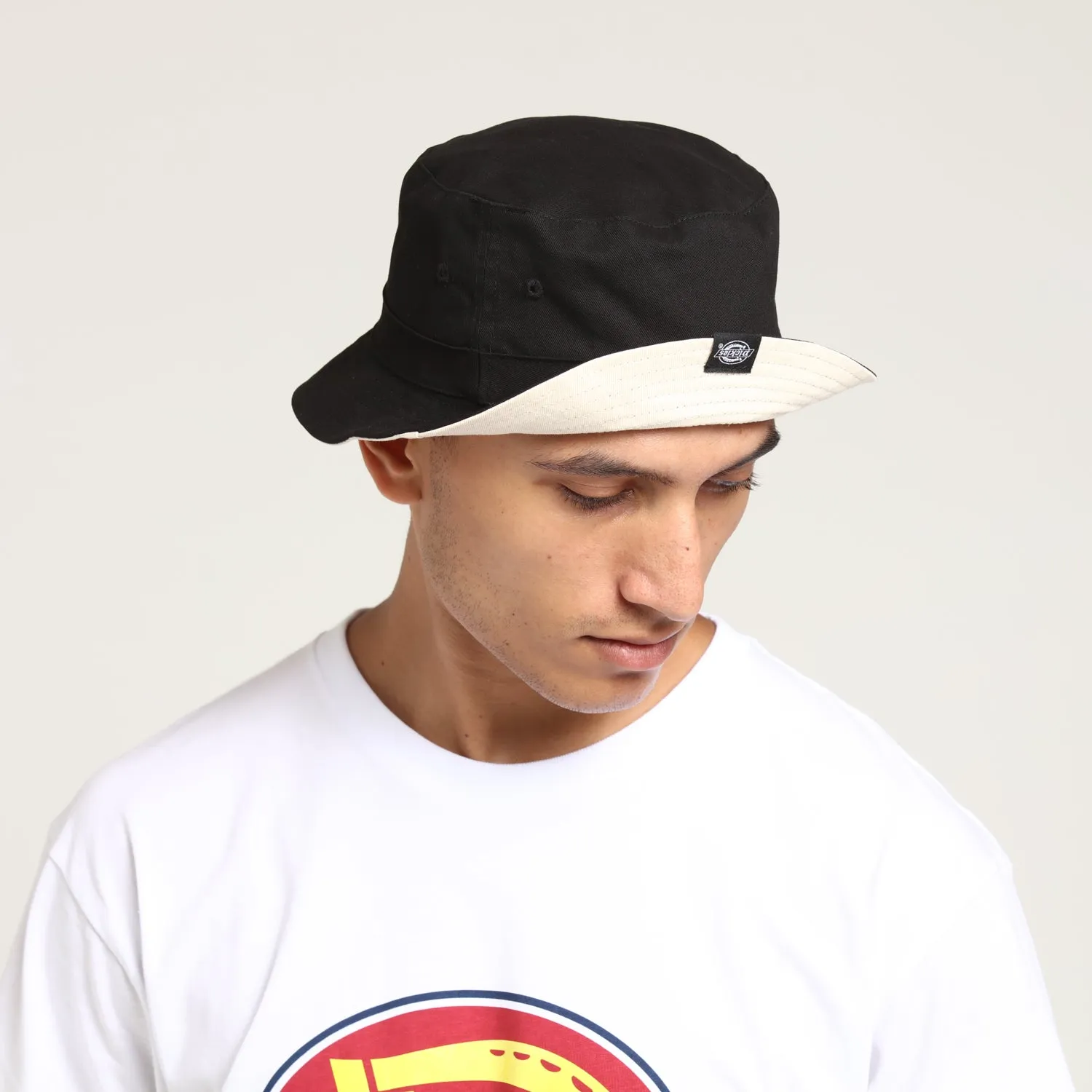 Dickies Stamford Reversible Bucket Hat Black/Natural