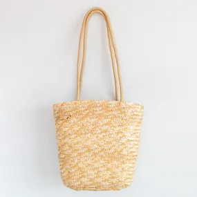 Elena Handbags Straw Basket Summer Tote