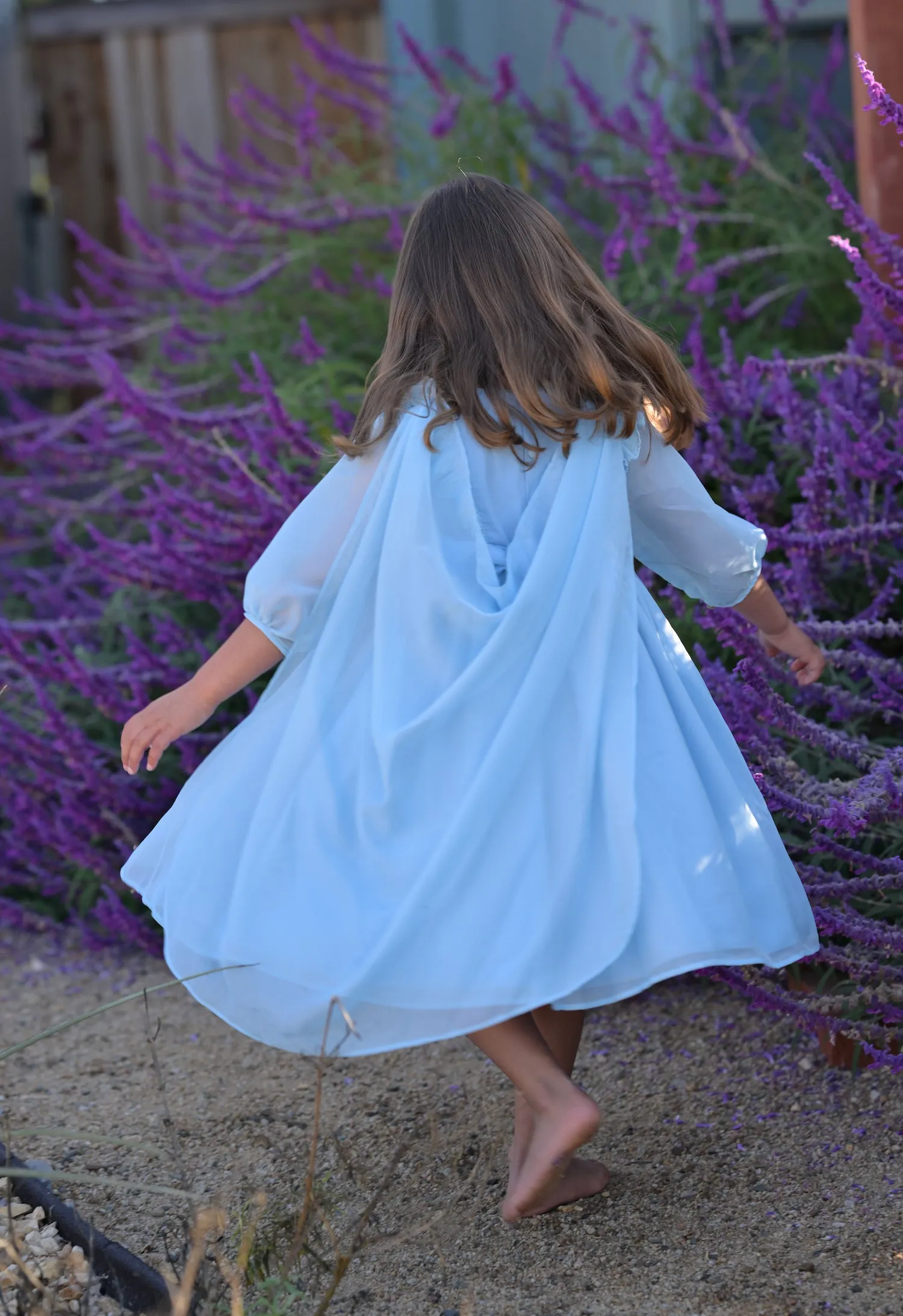 Elsa Frozen Disney Princess Blue Dress and Cape