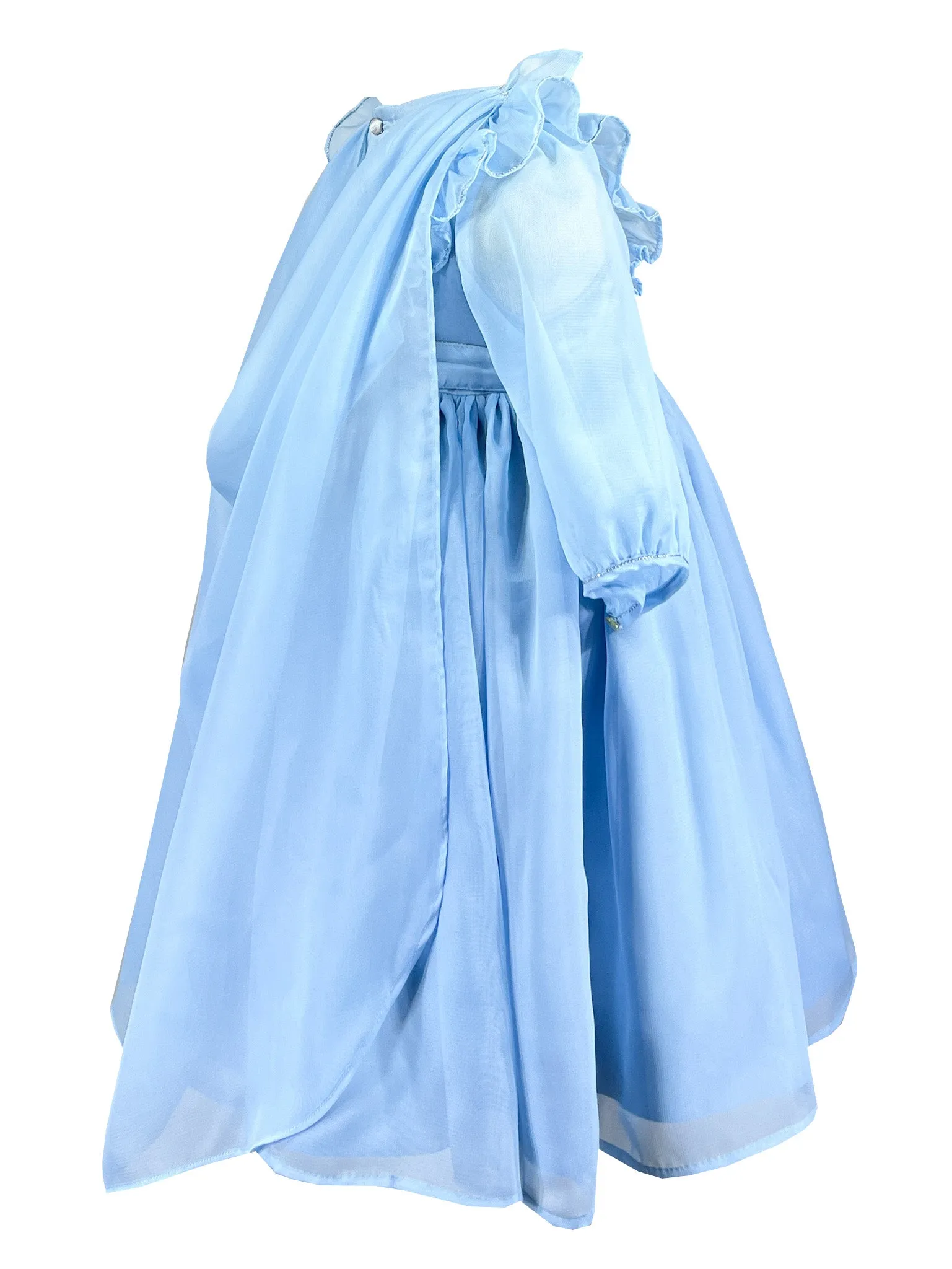 Elsa Frozen Disney Princess Blue Dress and Cape