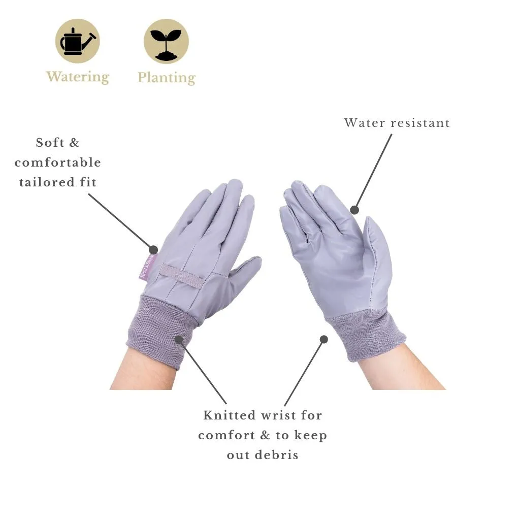 Kent & Stowe Lavender Water Resistant Light Duty Gloves