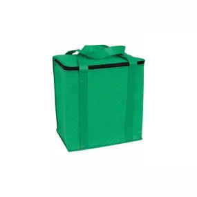 KOOZIE Green Zippered Insulated Grocery Tote