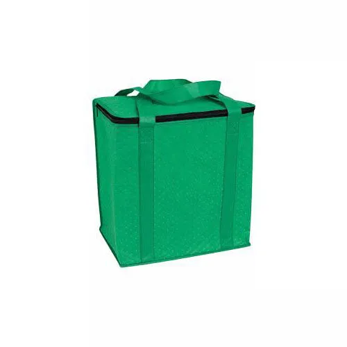 KOOZIE Green Zippered Insulated Grocery Tote