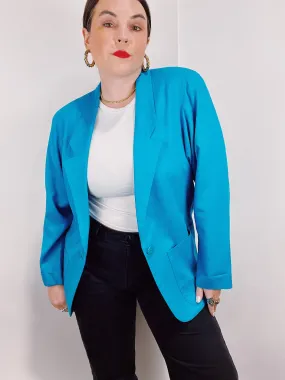 Lightweight Turquoise Blazer