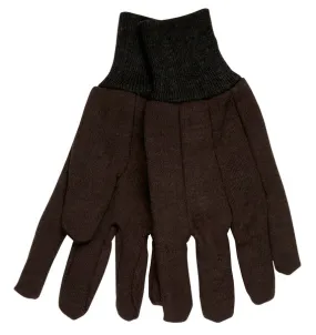 MCR Safety Large Brown Jersey Clute Knit Wrist