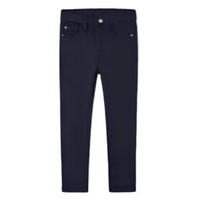 Navy Soft slim fit pants