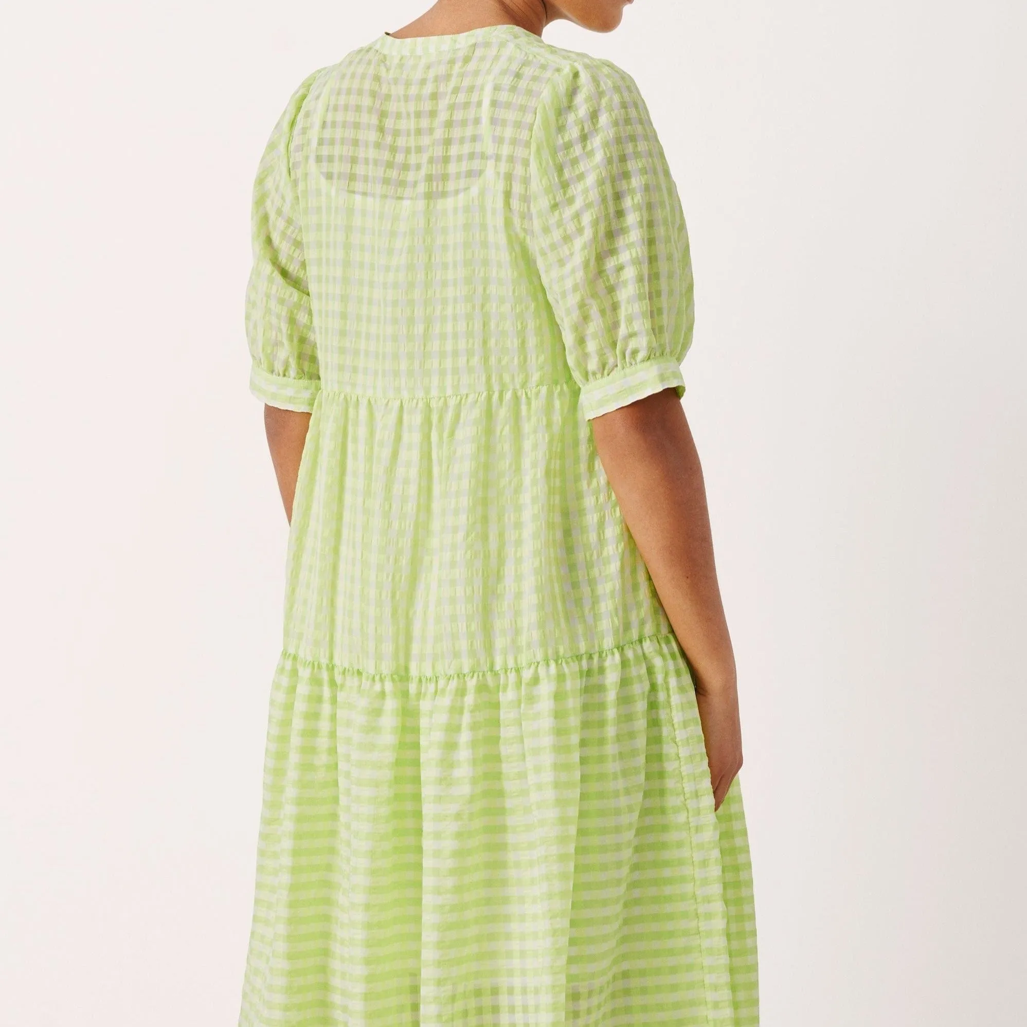 Part Two Nidia Woven Dress Gras Green