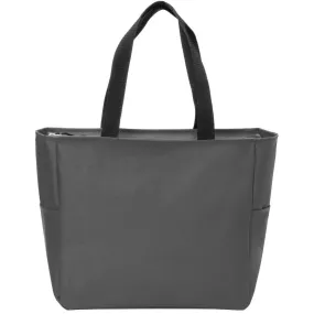 Port Authority Dark Charcoal Essential Zip Tote