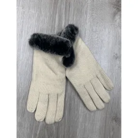 Rabbit lined gloves Medium