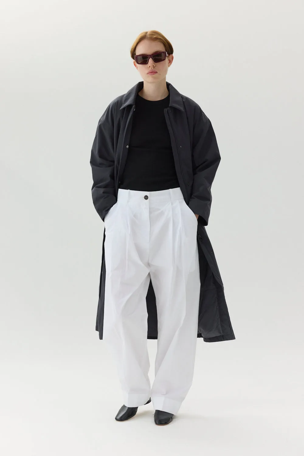 RACHEL G Poly Rayon AW24 STEEL GREY