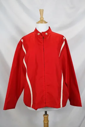 Red Lightweight Windbreaker