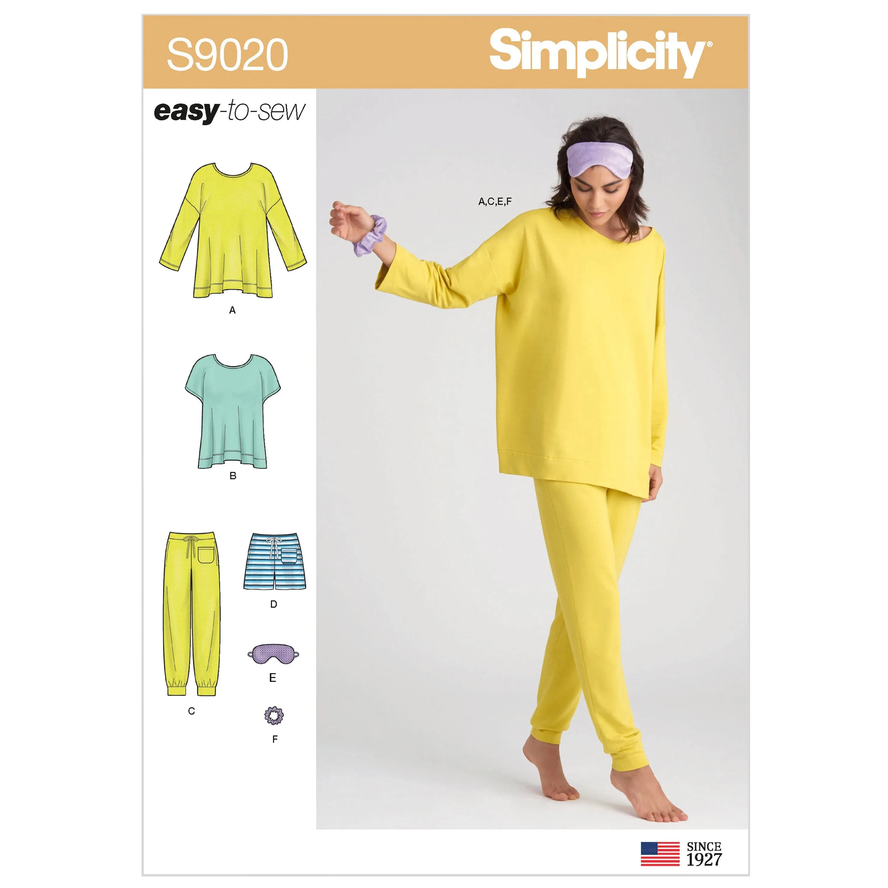 Simplicity Sewing Pattern 9020  Sleepwear