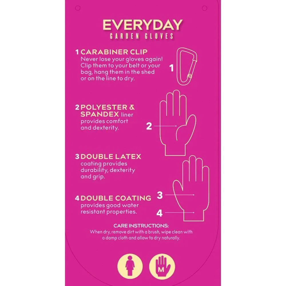 Treadstone ClipGlove Pink Everyday Gloves - Small