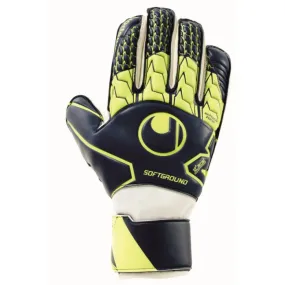 UHLSPORT GK GLOVE SOFT RF (104) NAVY/YELLOW)