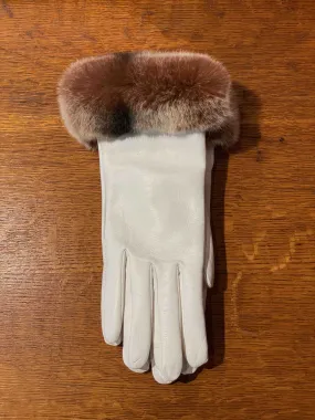 Womens Leather Gloves w/cuff